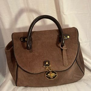 Topshop brown suede bag